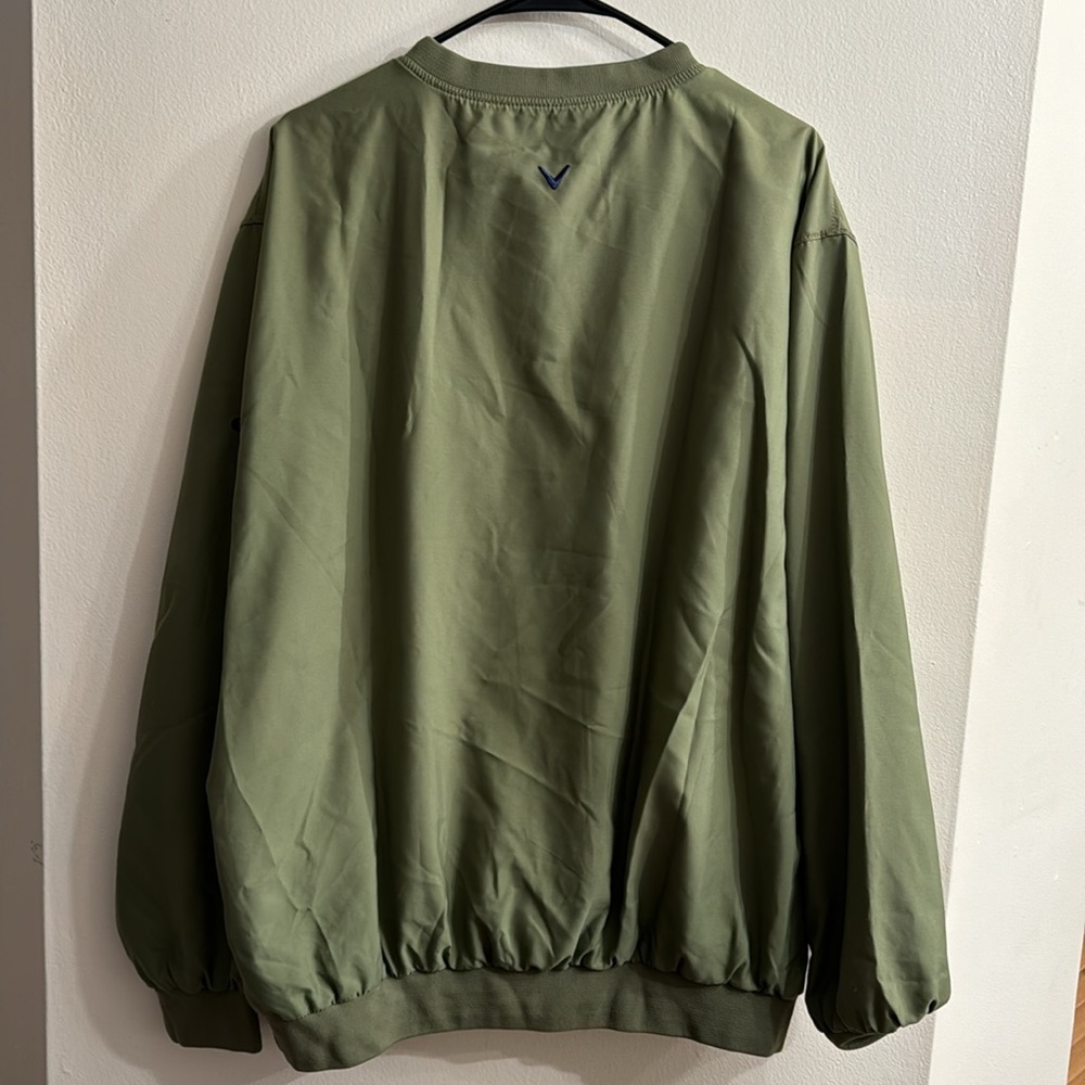 Callaway Men’s Green and Navy Golf Outdoor Pull Over Size L - Picture 5 of 5